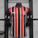 Camisa São Paulo II 24/25 - Jogador Masculina - Vermelho, Branco e Preto