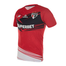 Camisa São Paulo Goleiro 25/26 - Torcedor Masculina - Vermelho e Preto