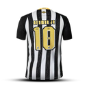 Camisa Santos II 25/26 Branca - NEYMAR JR 10 - Preto e Branco