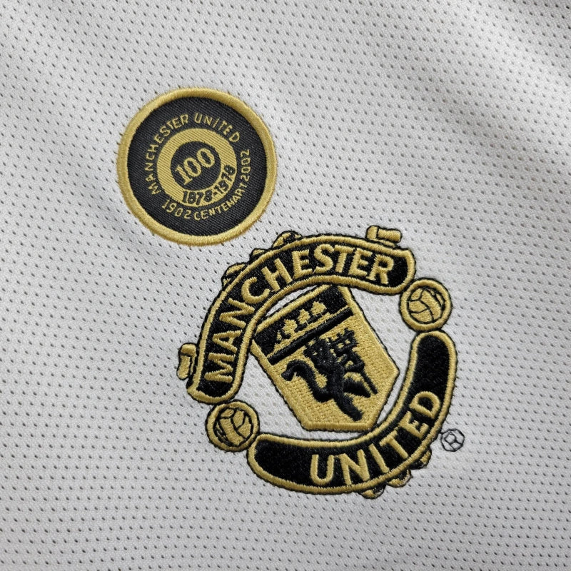 Camisa Manchester United Edição 100 Anos - DUPLA FACE -  Masculina Versão Retro