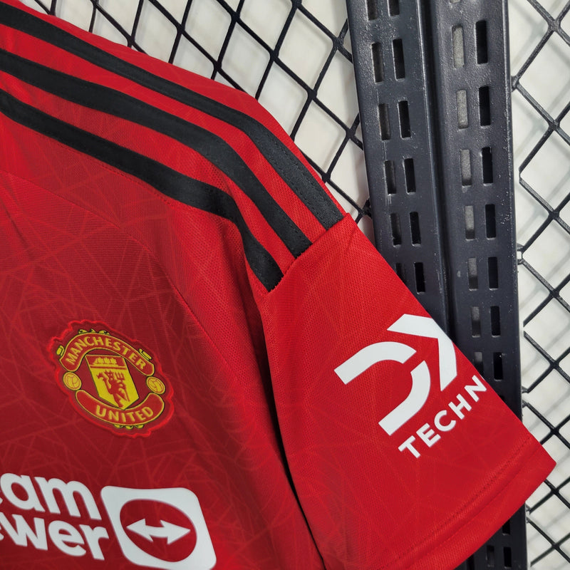 Camisa Manchester United Home 23/24 - Adidas Torcedor Masculina