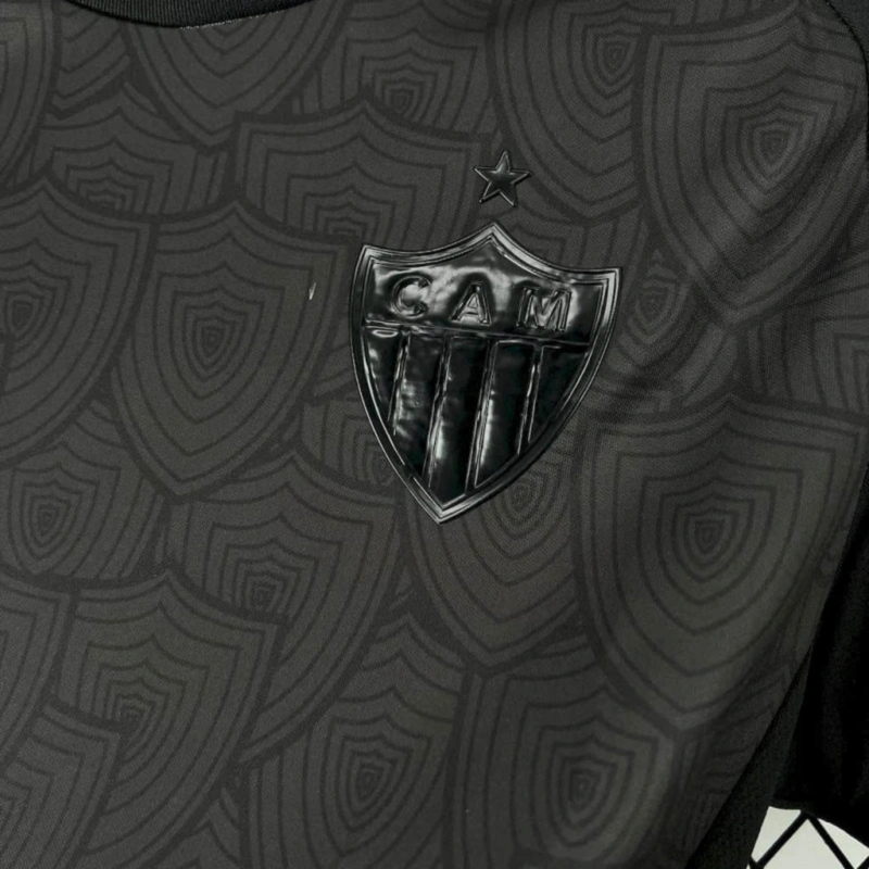 Camisa Atlético Mineiro 25/26 - Torcedor Feminino - All Black