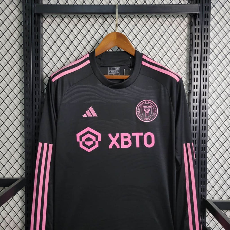 Camisa Inter Miami Home Manga Longa 23/24 - Versão Torcedor