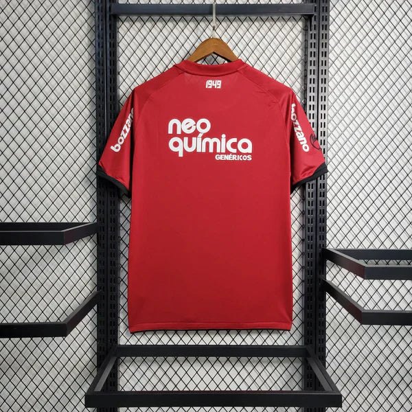 Camisa Corinthians III 2021 - Versão Retro - Vermelha - São Jorge