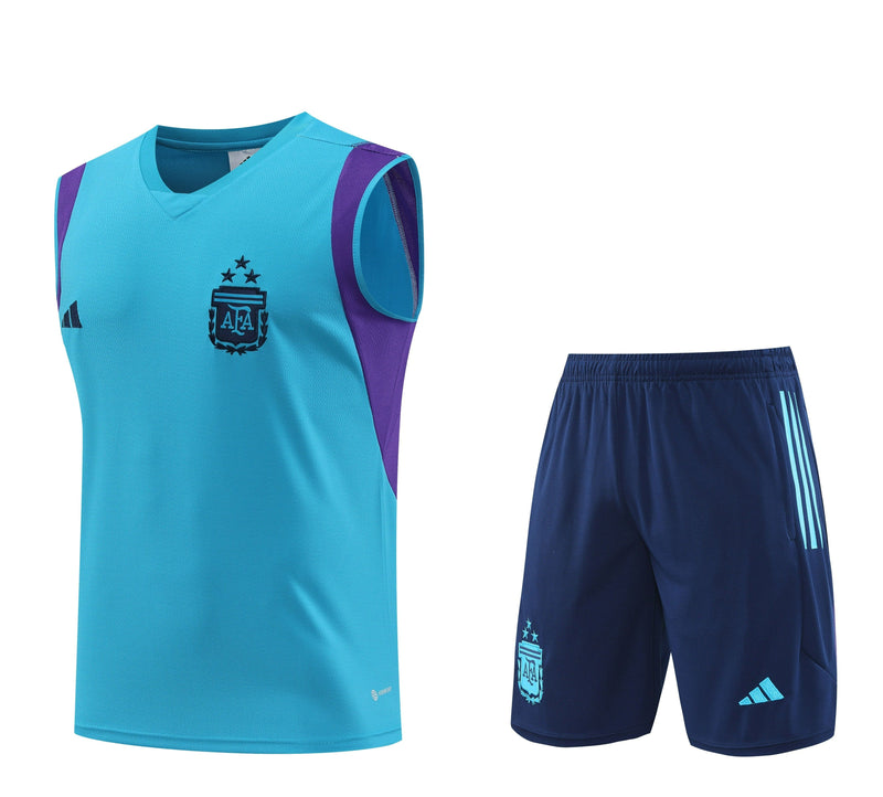 Kit Treino Regata Argentina 23/24 - Azul
