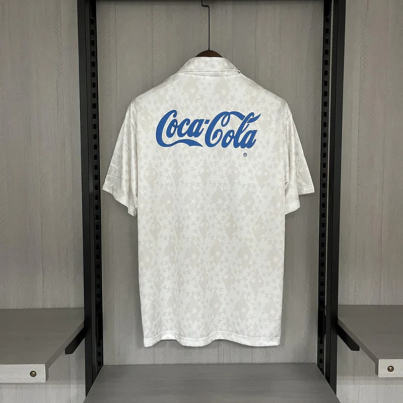 Camisa Cruzeiro Retro Coca-Cola 93/94 - Torcedor Masculina - Branco