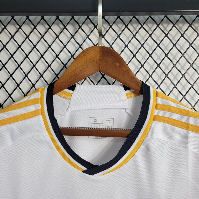 Camisa Real Madrid Home Manga Longa 23/24 - Adidas Torcedor Masculina - Torcedor
