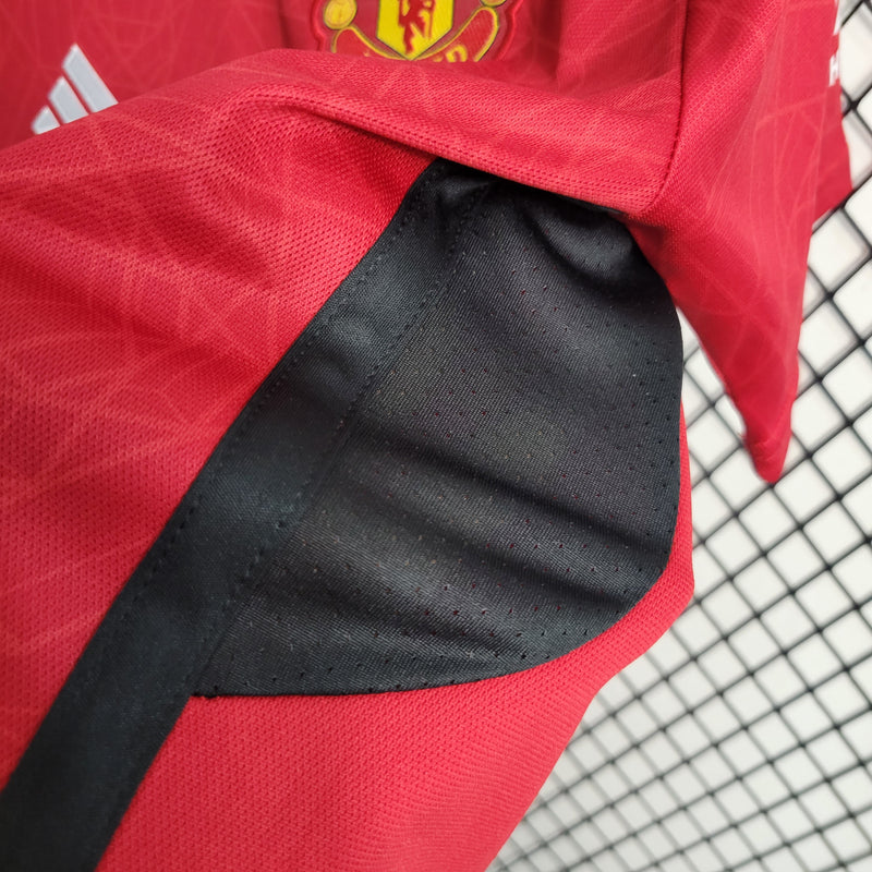 Camisa Manchester United Home 23/24 - Adidas Torcedor Masculina