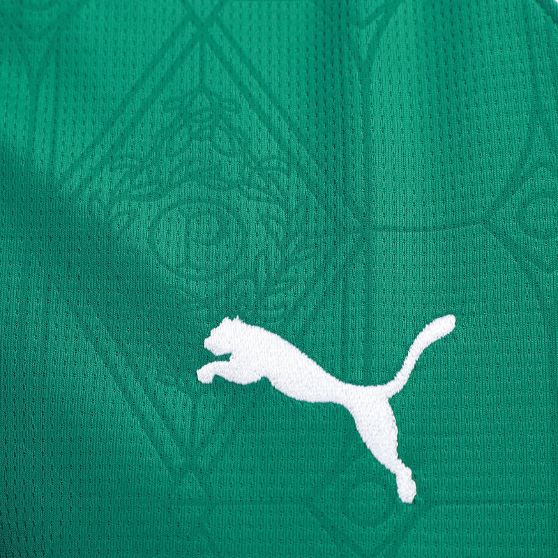 Camisa Palmeiras I 25/26 - Torcedor Feminina - Verde e Branco