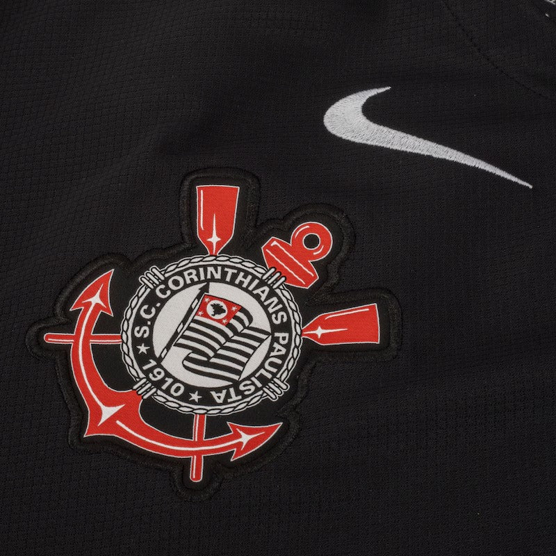 Camisa Corinthians II 25/26 - Torcedor Masculina - Preta e Branco