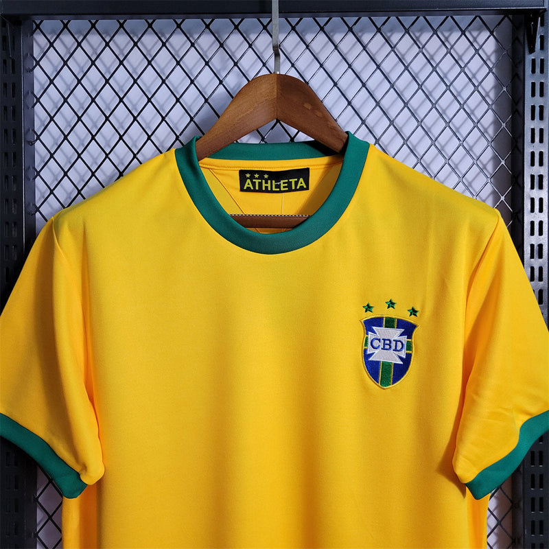 Camisa Brasil Home - Retrô 1970/72