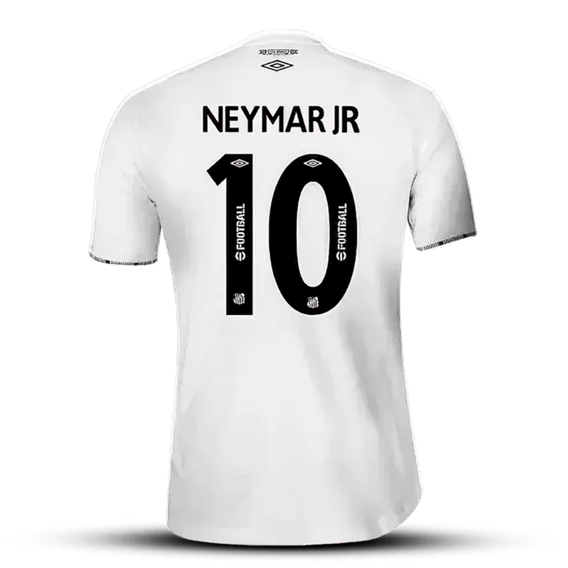 Camisa Santos Home (NEYMAR JR - 10)  24/25 - Torcedor Masculina - Branco